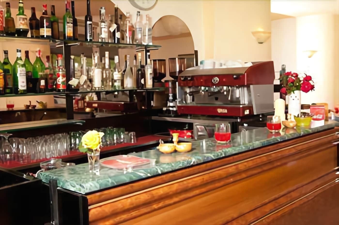 Hotel Gambrinus Abbadia San Salvator Bagian luar foto